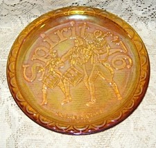 Spirit of &#39;76-Bicentennial Collector Plate-Marigold Carnival Glass-India... - $11.00