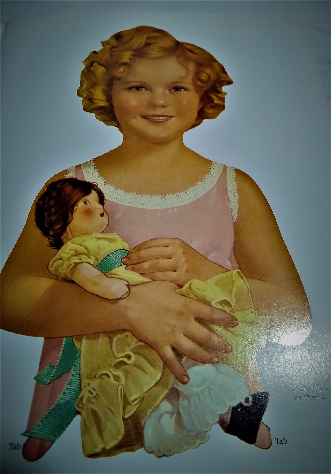 original shirley temple paper dolls in full color