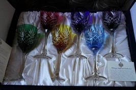 Faberge Odessa  Hock Crystal Wine Glass set of 6 - $1,450.00