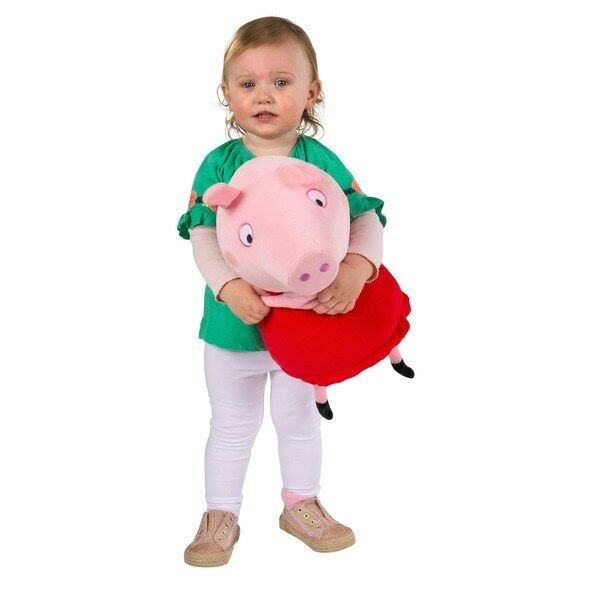 peppa pig 20in talking plush red dress