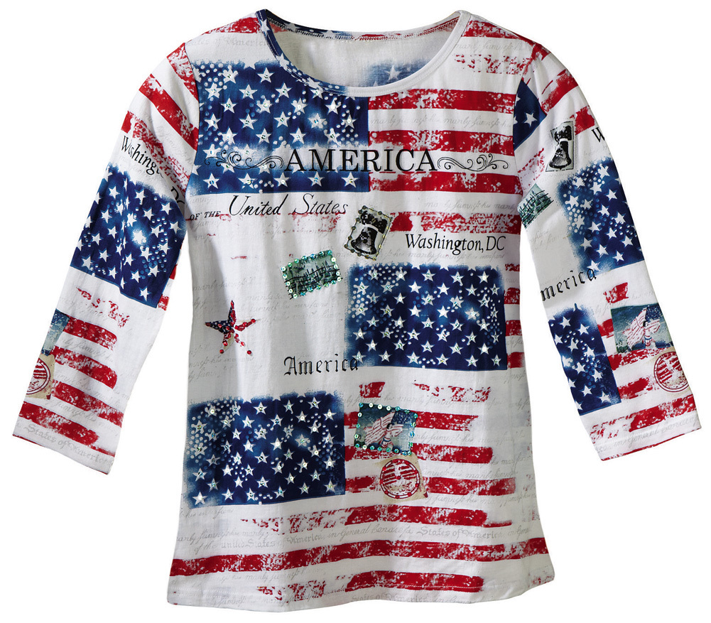 women's patriotic shirts made in usa