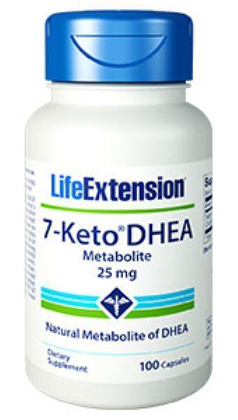 3 PACK Life Extension 7-Keto DHEA 25 mg weight loss fat loss NON GMO - $46.00