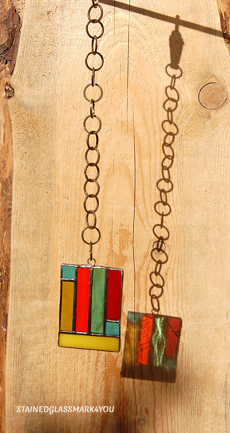 Stained Glass Gift. Stained Glass Little Stained Glass Suncatcher for a