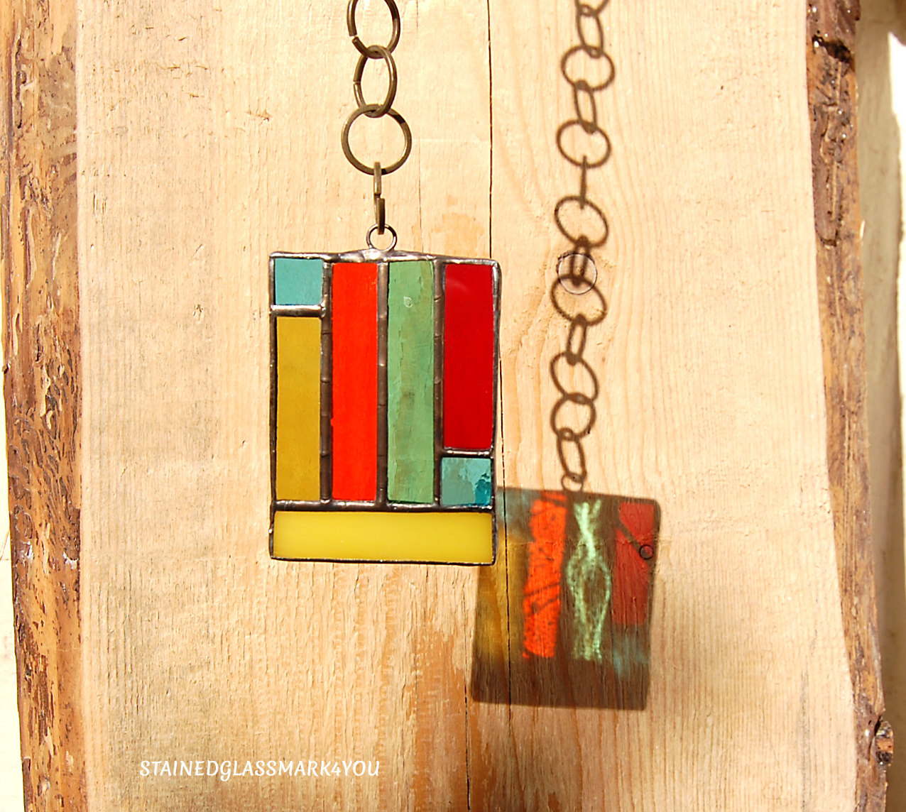 Stained Glass Gift. Stained Glass Little Stained Glass Suncatcher for a