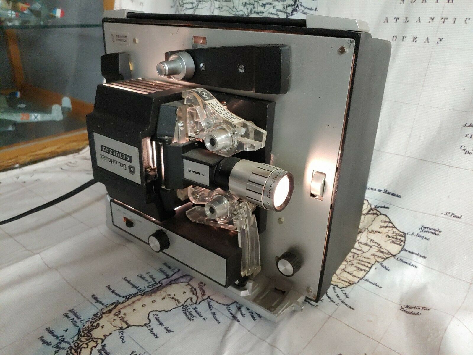 Bell & Howell 461A Autoload Super 8mm Projector Tested Bulb & Motor