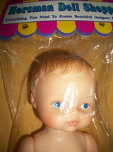 Toy Gift Horsman Baby Doll 12" Tall Small Designer Dolly Friend Drink Wet Dollie - $9.49