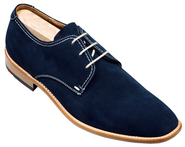 HANDMADE MEN DERBY BLUE SUEDE LEATHER SHOES, MEN STYLISH SUEDE CASUAL ...