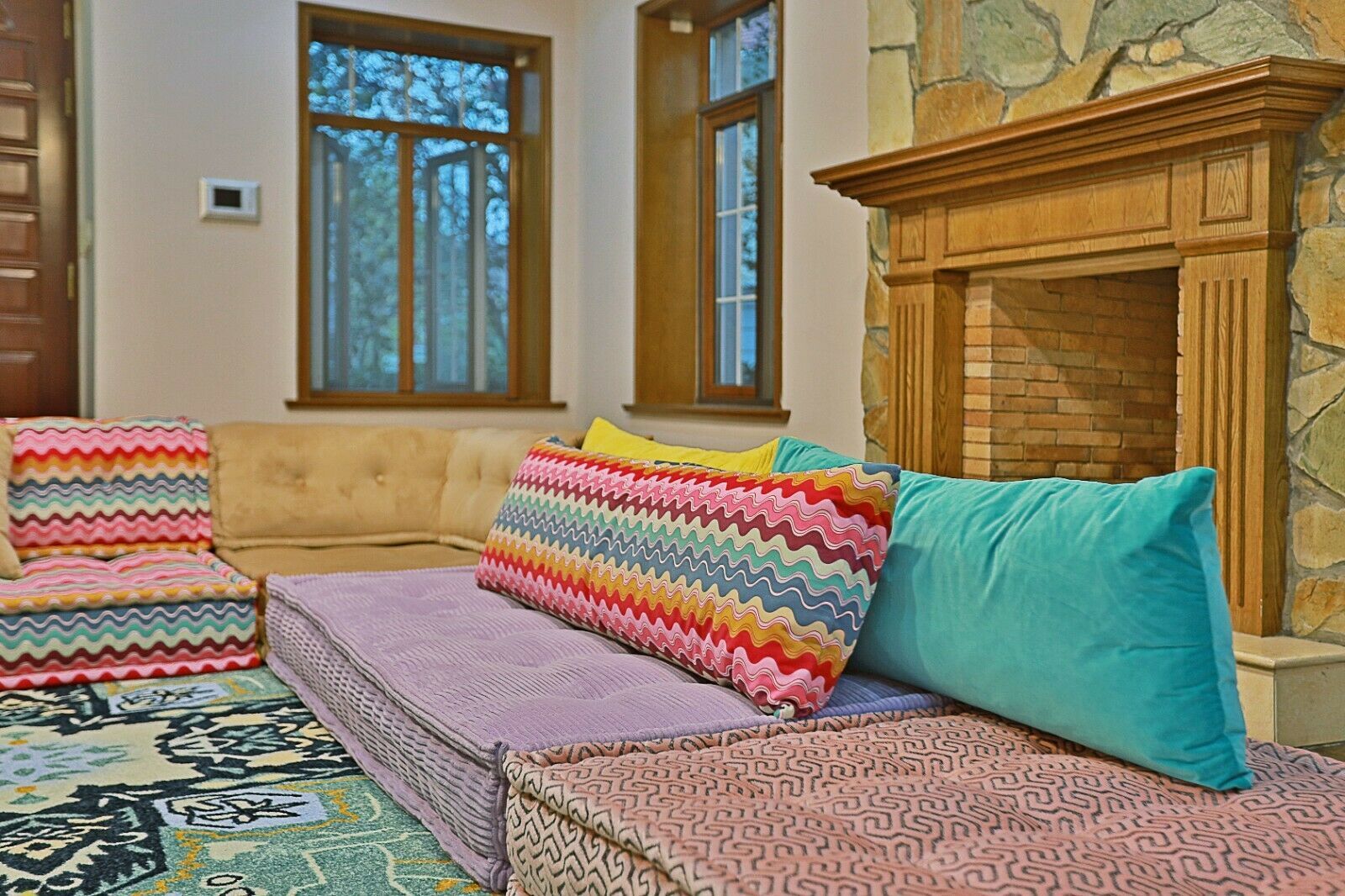 Customized Custom Modular Buildable Sectional French tufted Mah Jong Sofa Couch Sofas