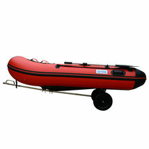 Stainless Steel Boat Launching Trailer Wheels Hand Dolly Small Inflatable Boat image 6