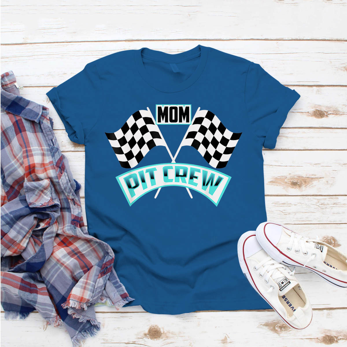 Mom Pit Crew Mother Car Racing Lovers T-Shirt Ideas Birthday Gift ...