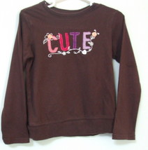 Toddler Girls Old Navy Brown Long Sleeve Top Size 4T - $3.95