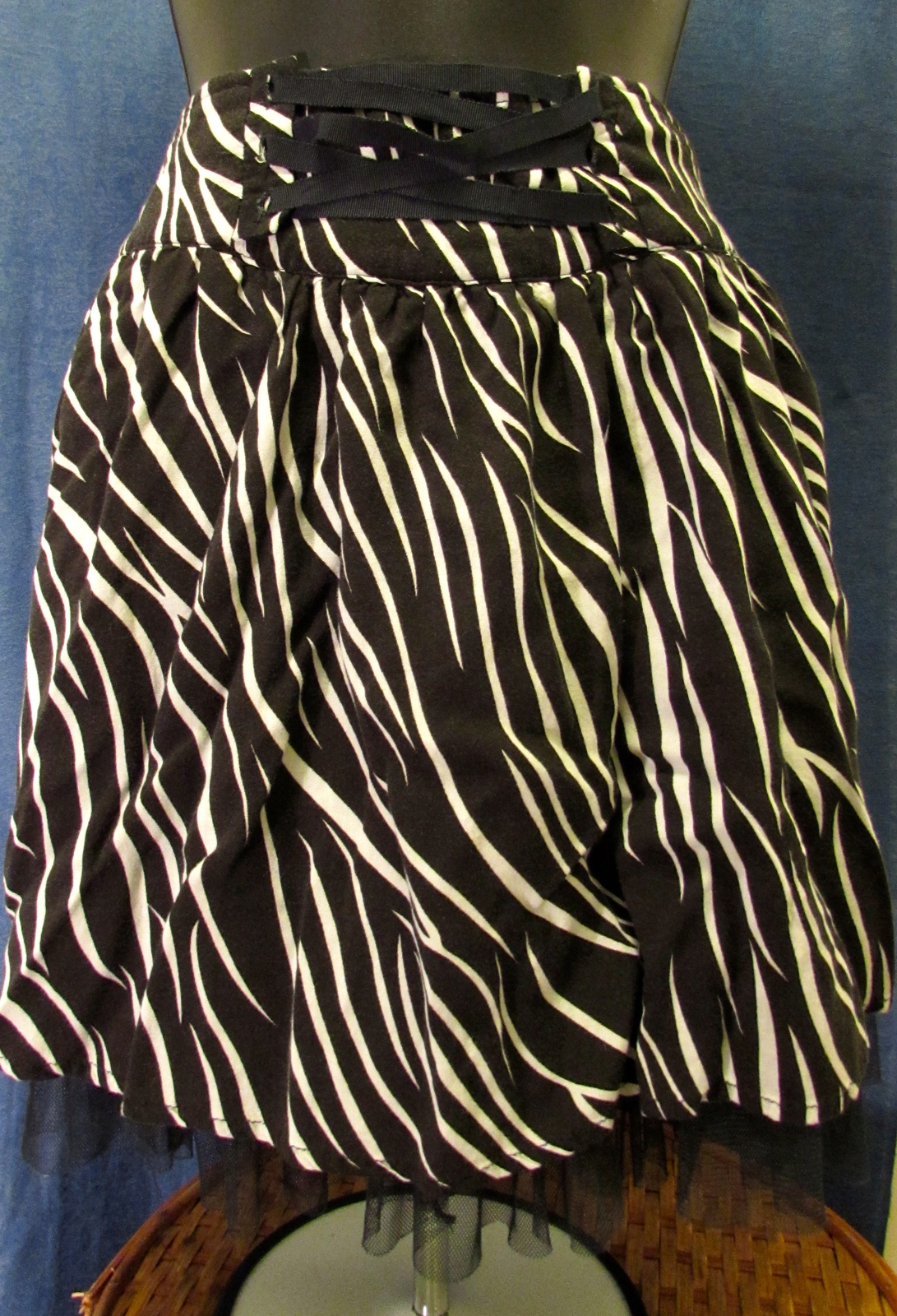 DSigned Shake It Up Girls' Zebra Print Skirt - Multicolor Size: L - Kids