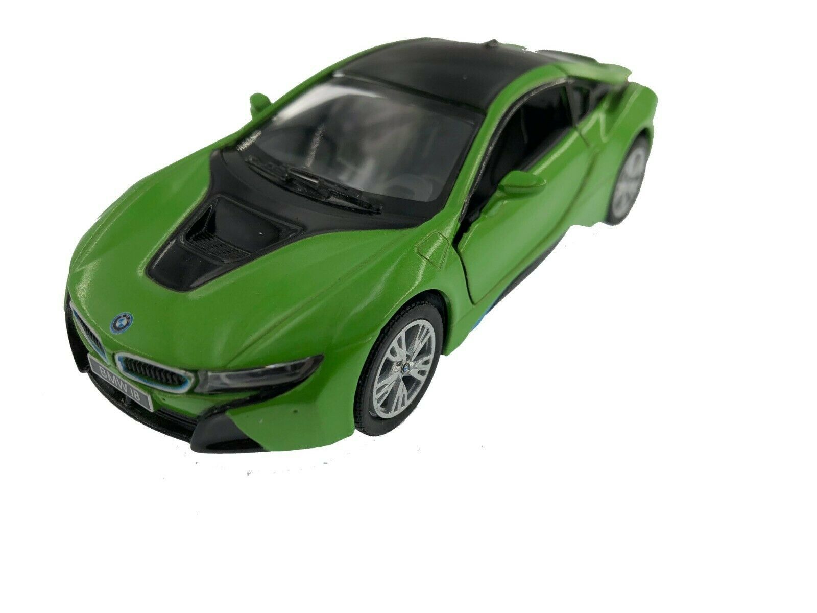 5 Bmw I8 2 Door Coupe Diecast Model Toy Car Pull Action 1 36 Green