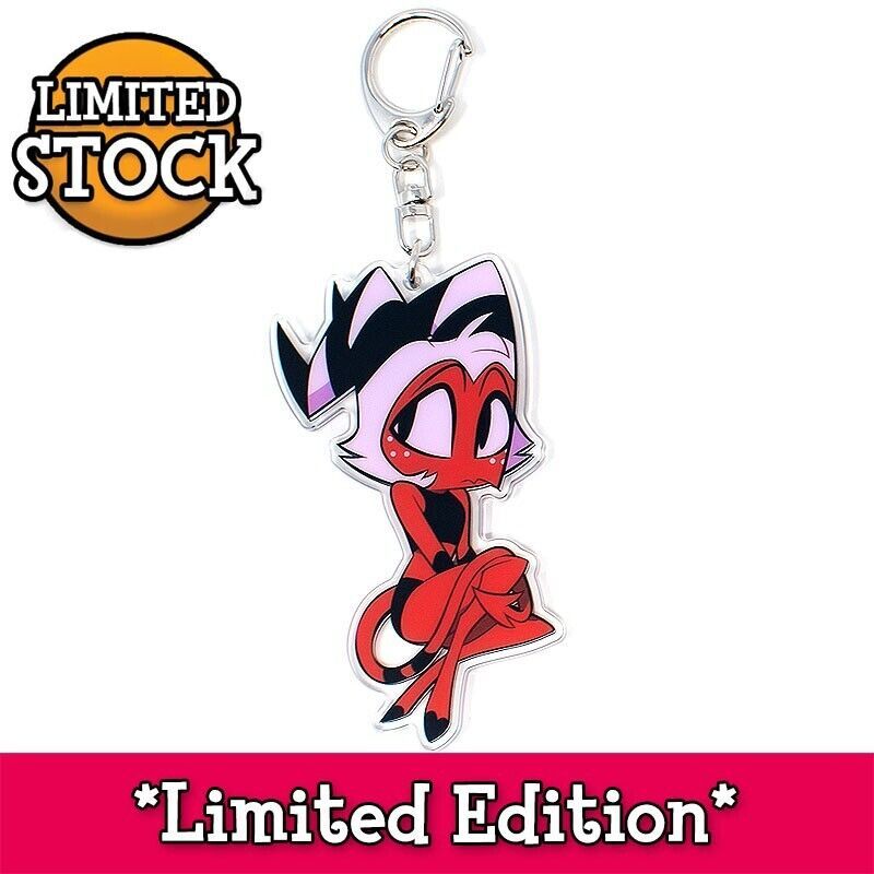 Helluva Boss Cute Pin-Up Moxxie Limited Edition Acrylic Keychain ...