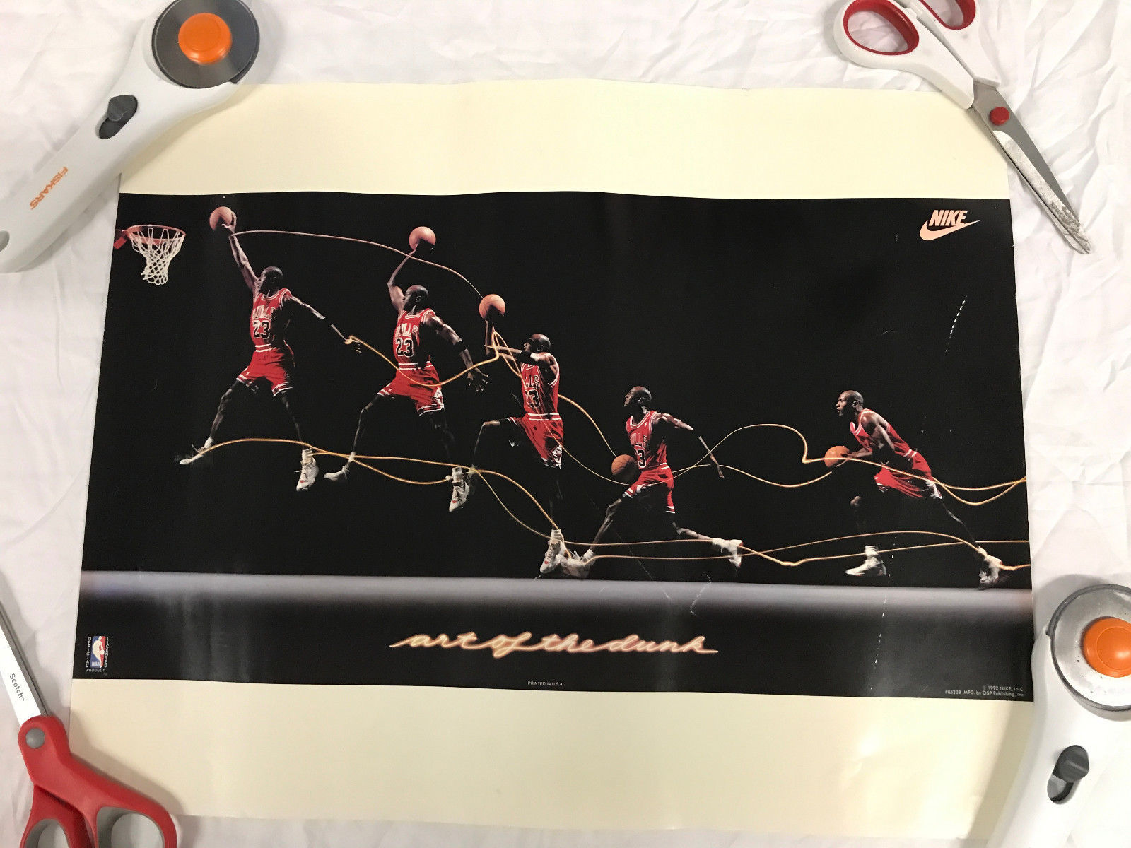 Jordan Dunk Poster Michael 1992 Art of the Dunk Nike