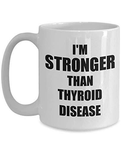 Thyroid Disease Mug Awareness Survivor Gift Idea for Hope Cure Inspiration Coffe