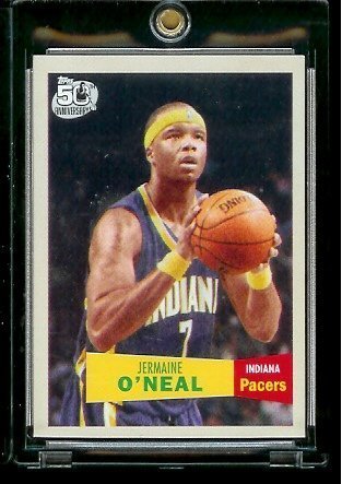 Primary image for 2007-08 Topps Basketball 1957-58 Variations # 7 Jermaine O'Neal - NBA Trading Ca