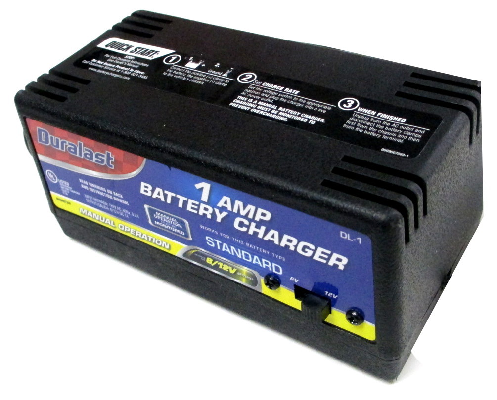 duralast car battery charger instructions