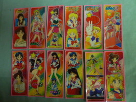 Sailor moon S Japan YAMAKATSU lot rare pose seal sticker bookmark long 12 card - $100.00