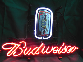 Tin Can Budweiser Neon Light Sign 13" x 8" - $199.00
