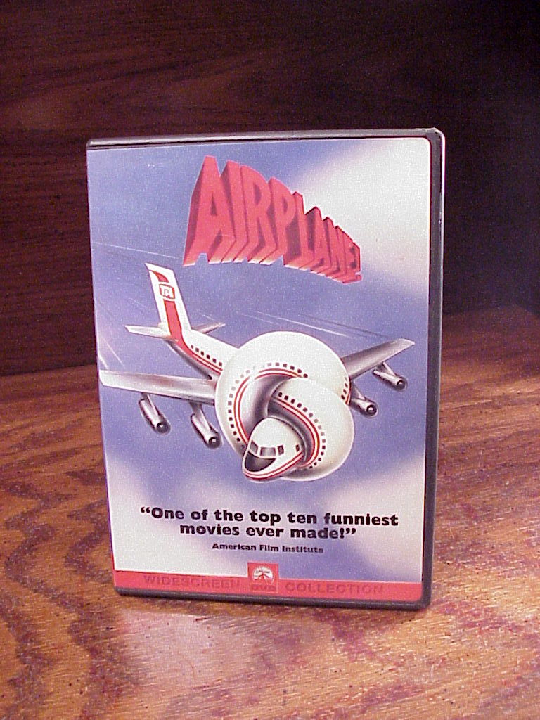 1980 Airplane DVD, Used with Robert Hays and Julie Hagerty, Rated PG