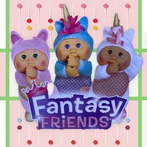 Cabbage Patch Kids Fantasy Friends 3 Pack Sparkle Collection! Unicorn Plush Doll - $43.49