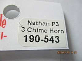 Cal Scale # 190-543 Nathan P3, 3 Chime Horn. HO-Scale image 2