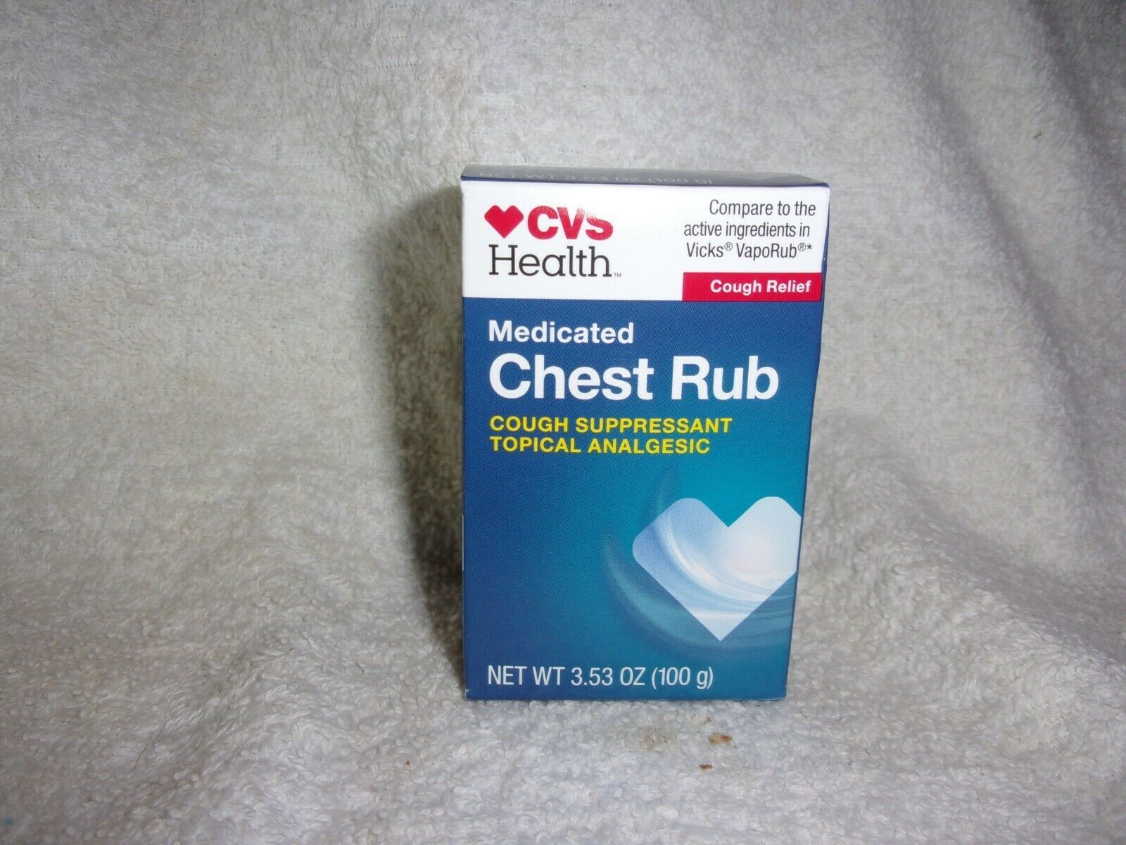 CVS Health Medicated Chest Rub, 3.53 OZ Health Care