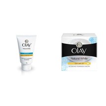 Olay Natural White Light Instant Glowing Fairness 40 gm + Day Cream 50 g... - $21.29