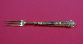 Vintage Grape Vermeil by Mappin and Webb Sterling Silver Fruit Fork HHas 6 3/4" - $259.00