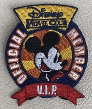 Disney Mickey Mouse Movie Club Official Member VIP Embroidered Patch NEW - $5.80