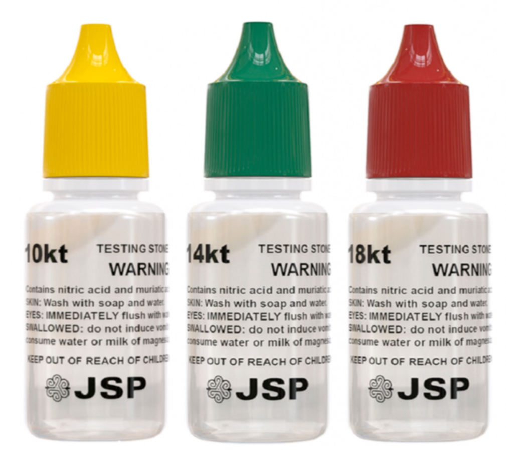 JSP Gold Testing Acid 10K 14K 18K Kit Scratch Tester Stone Jewelry Test