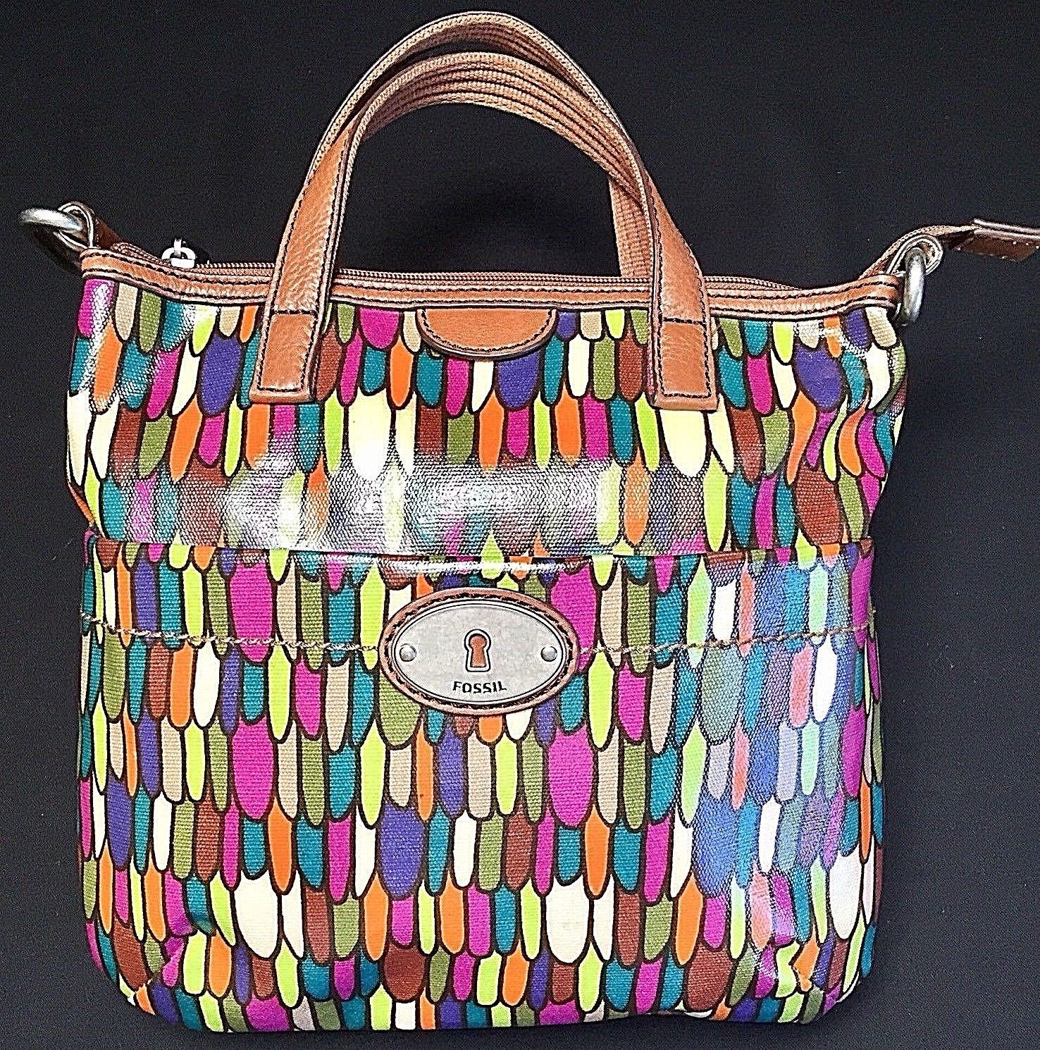 fossil patterned bags