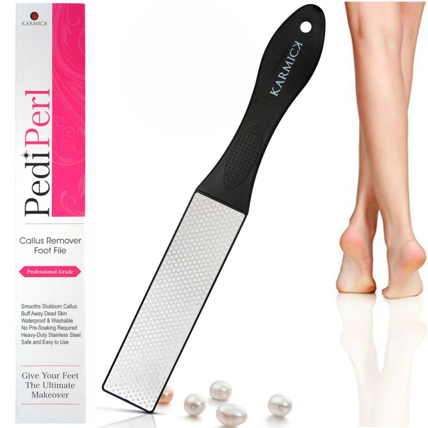 Pedicure Foot File Callus Remover Professional Grater Foot Rasp Black