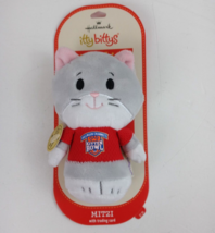 Hallmark Itty Bitty Kitten Bowl Limited Edition Mitzi On Trading Card 4.5" - $10.88