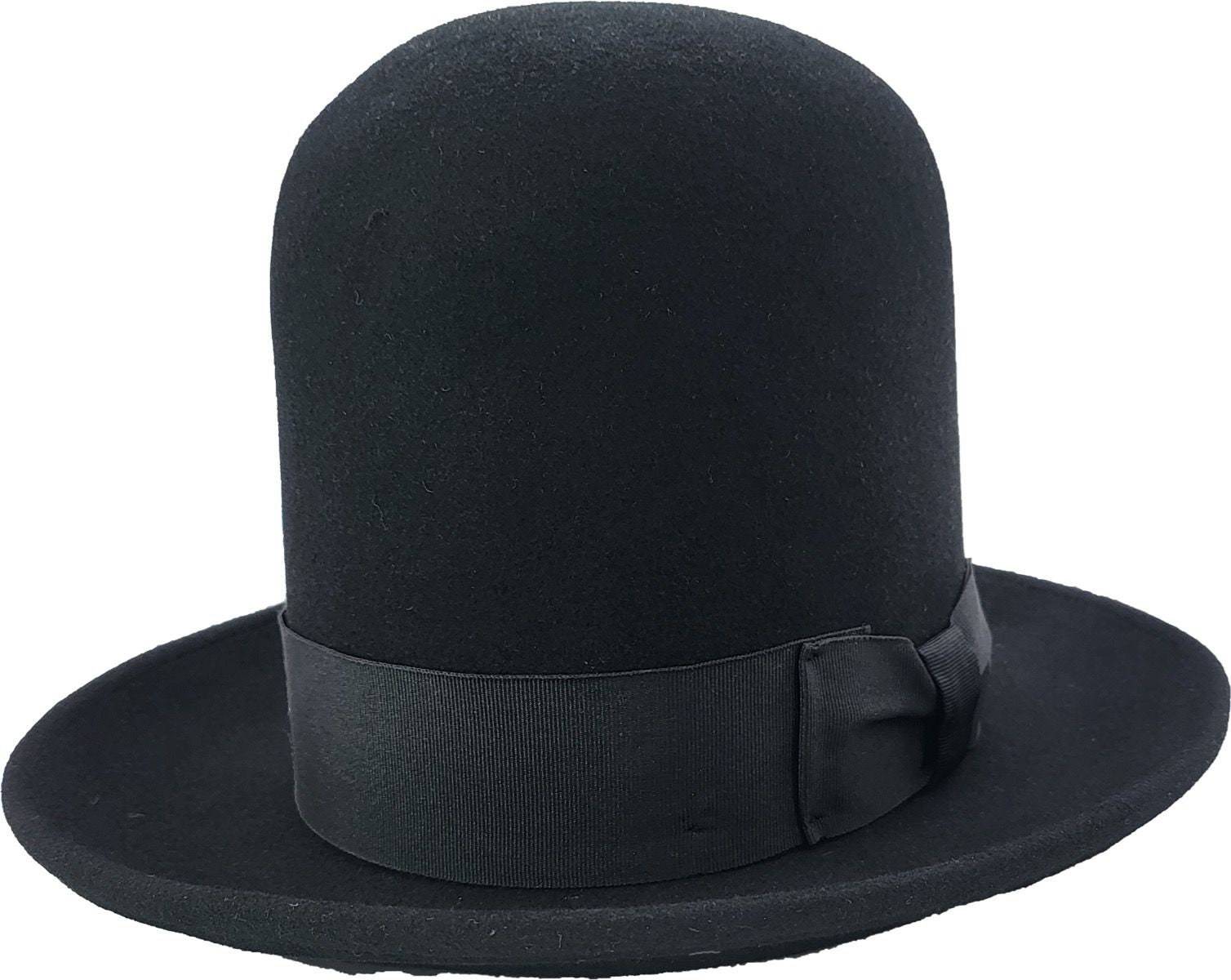 Very Tall Bowler Hat Sophisticated Tall Bowler Hat, Tall Bowler Feather ...