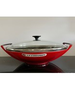 Le Creuset Cast Iron Wok #36 with Glass Lid - $199.00