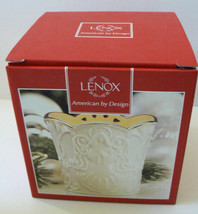 LENOX Bone China Merry Lights ANGEL Votive tea light Candle Holder 3.5&quot; NIB - $27.72