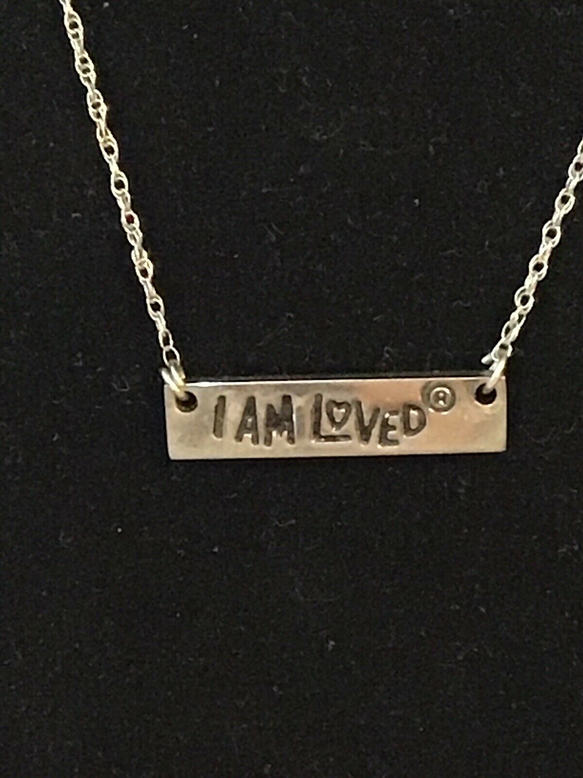 Helzberg Diamonds Sterling Silver I Am Loved Pendant 16