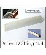 AxeMasters Slotted Bone Nut for 12 String Guitar - UNIVERSAL FIT - 1 7/8&quot; - $9.99