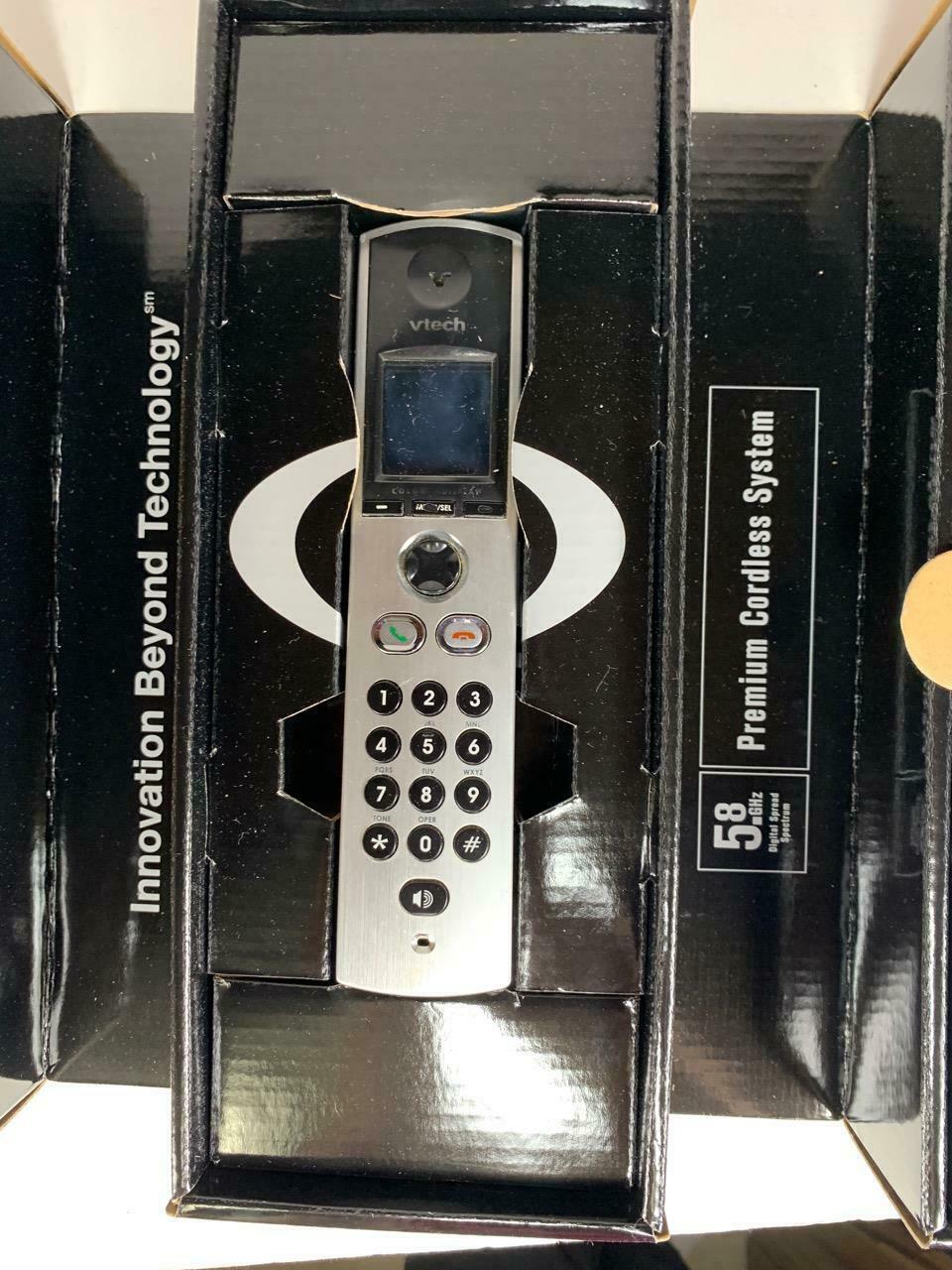 VTECH i5871 5.8 GHz Single Line Cordless Phone w/ Box & Manual Tested