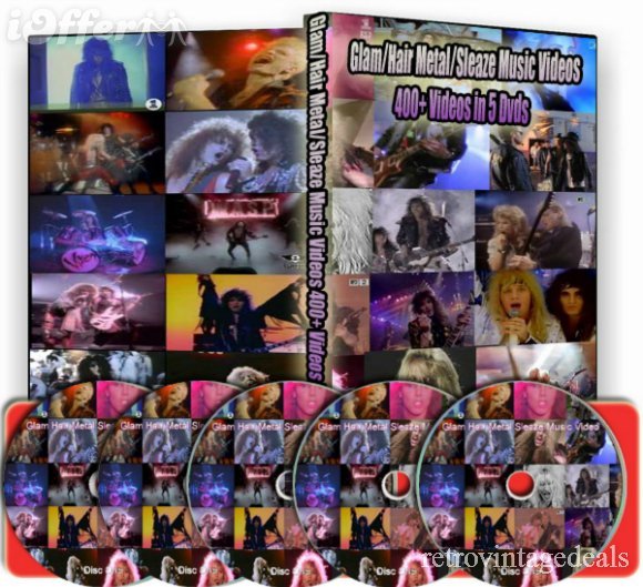 METAL - HARD ROCK 80S MUSIC VIDEO COLLECTION DVD - $49.20
