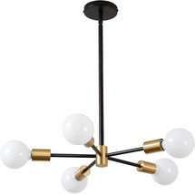 Modern Sputnik Chandelier, Chandelier Light Fixture with Rotatable and Adjustabl