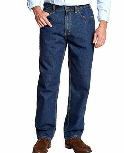 NWT Kirkland Signature Men's 5-Pocket Jeans, Relaxed Fit (Blue 30W X 30L)