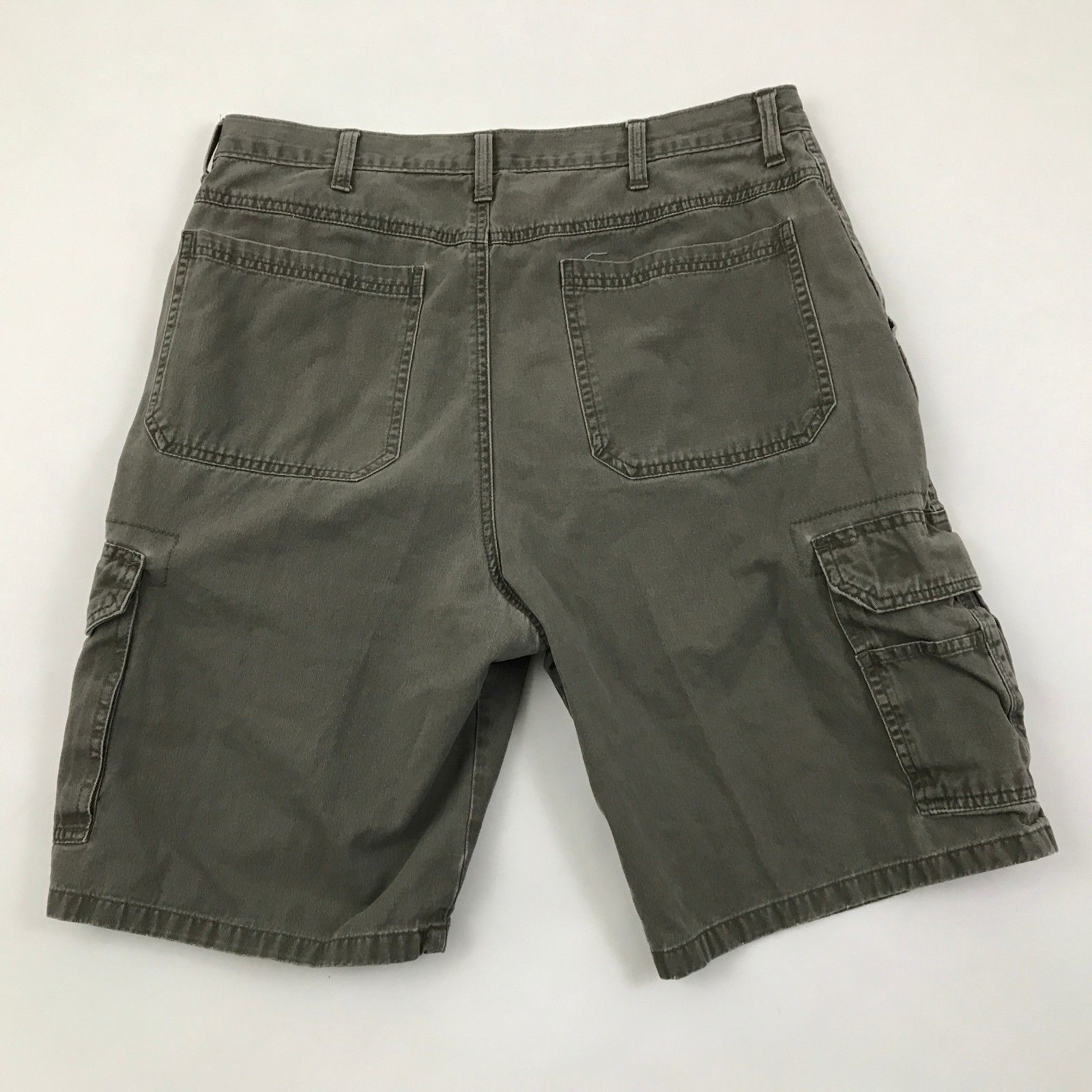 Wrangler Cargo Shorts Size 36 Mens Relaxed Straight TECH Pockets ...