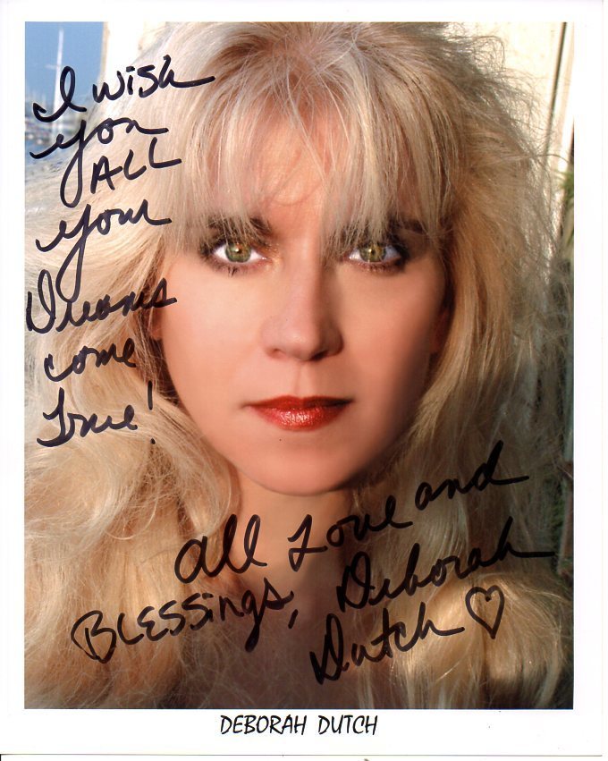 Deborah Dutch Signed Autographed Glossy 8x10 Photo - Photographs