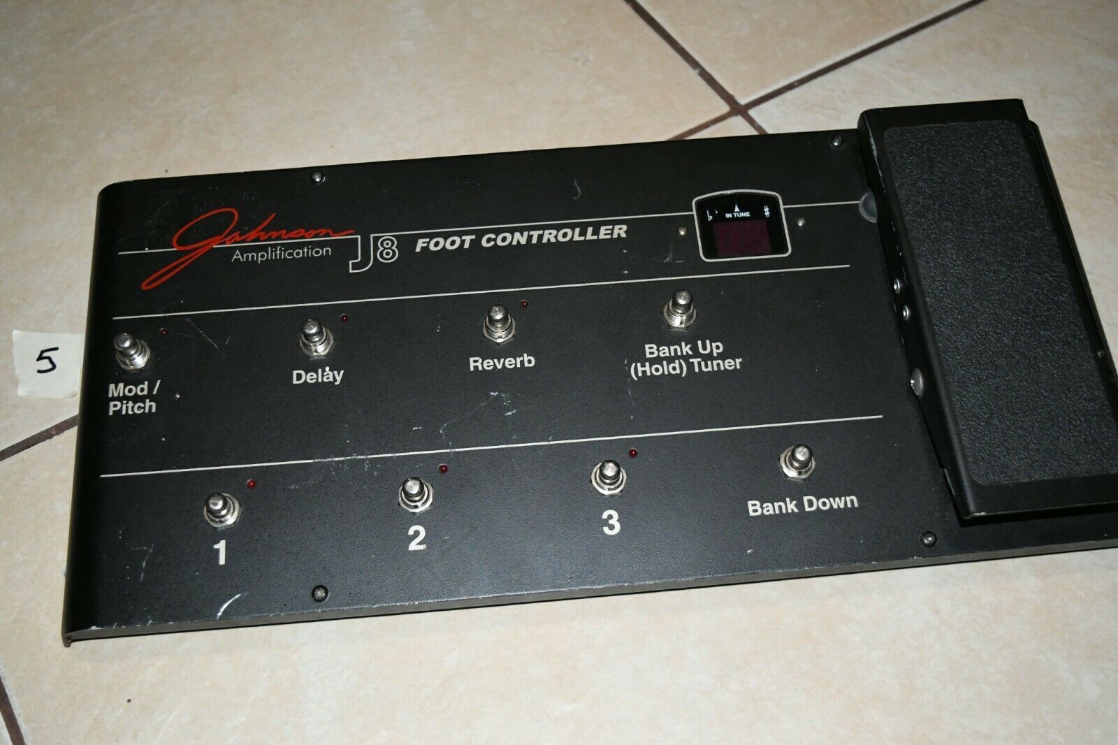 Johnson J8 foot controller no ac plug or cables 5 515B Rare Vintage