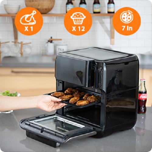 Innsky Air Fryer 10in1 Countertop Oven w/ Rotisserie 10.6QT 1500W