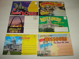 6 1960-70s Missouri Souvenir Postcard Folder Photo Sets - $17.99
