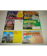 6 1960-70s Missouri Souvenir Postcard Folder Photo Sets - $17.99